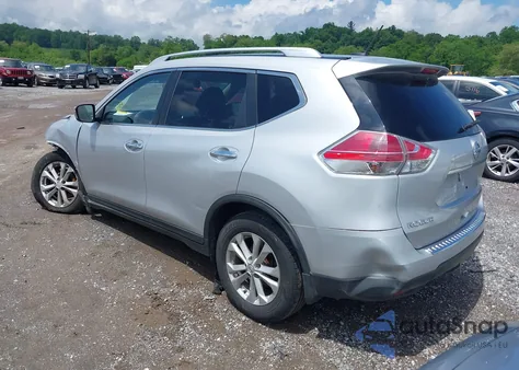 2015 Nissan Rogue Sv z USA, uszkodzony, nr VIN KNMAT2MV1FP546528